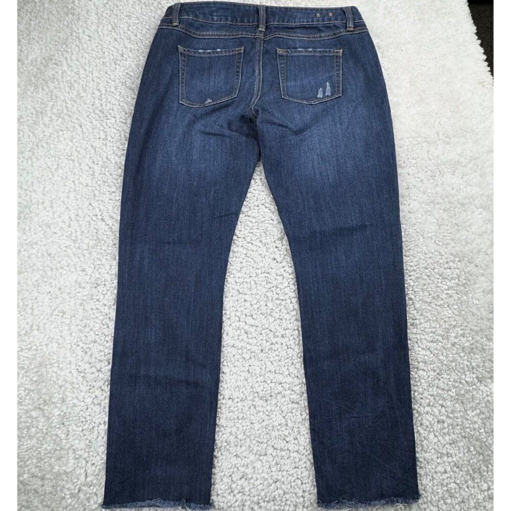 Cabi Slim Boyfriend Distressed Jean Raw Hem - Picture 3 of 9